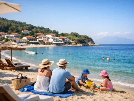 Mirno letovanje u Amudiji u Grčkoj za porodice